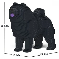 Jekca - Chow Chow 01S-M02 - Lego - Sculpture - Construction - 4D - Brick Animals - Toys - Avvenice