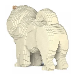 Jekca - Chow Chow 02S-M04 - Lego - Sculpture - Construction - 4D - Brick Animals - Toys - Avvenice