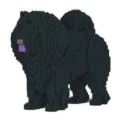 Jekca - Chow Chow 02S-M03 - Lego - Sculpture - Construction - 4D - Brick Animals - Toys - Avvenice