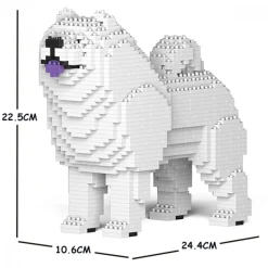 Jekca - Chow Chow 01S-M03 - Lego - Sculpture - Construction - 4D - Brick Animals - Toys - Avvenice