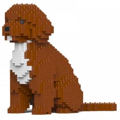 Jekca - Cockapoo 01-M02 - Big - Lego - Sculpture - Construction - 4D - Brick Animals - Toys - Avvenice