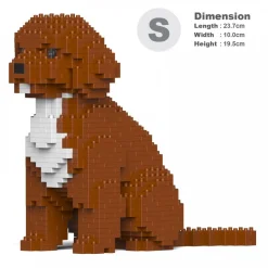 Jekca - Cockapoo 01S-M02 - Lego - Sculpture - Construction - 4D - Brick Animals - Toys - Avvenice