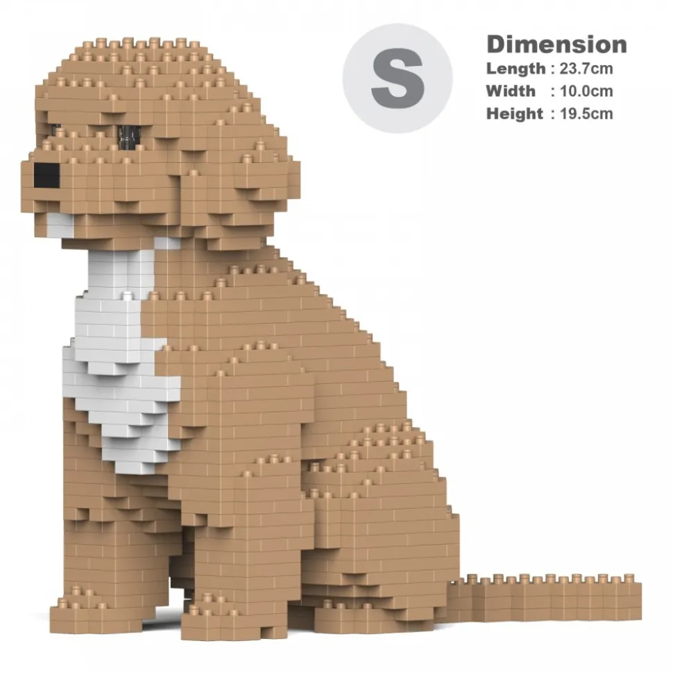 Jekca - Cockapoo 01S-M01 - Lego - Sculpture - Construction - 4D - Brick Animals - Toys - Avvenice