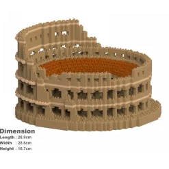 Jekca - Colosseum 01S - Lego - Sculpture - Construction - 4D - Brick Animals - Toys - Avvenice