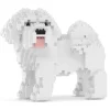 Jekca - Coton de Tulear 01 - Lego - Sculpture - Construction - 4D - Brick Animals - Toys - Avvenice