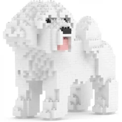 Jekca - Coton de Tulear 01 - Big - Lego - Sculpture - Construction - 4D - Brick Animals - Toys - Avvenice