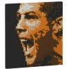 Jekca - Cristiano Ronaldo Brick Painting 01S - Lego - Sculpture - Construction - 4D - Brick Animals - Toys - Avvenice