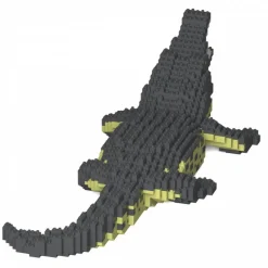 Jekca - Crocodile 01 - Big - Lego - Sculpture - Construction - 4D - Brick Animals - Toys - Avvenice
