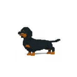 Jekca - Dachshund - Dog - 02S-M01 - Lego - Sculpture - Construction - 4D - Brick Animals - Toys - Avvenice