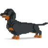 Jekca - Dachshund 02-M01 - Big - Lego - Sculpture - Construction - 4D - Brick Animals - Toys - Avvenice