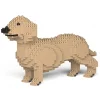 Jekca - Dachshund 01S-M03 - Lego - Sculpture - Construction - 4D - Brick Animals - Toys - Avvenice