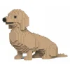 Jekca - Dachshund 03S-M03 - Lego - Sculpture - Construction - 4D - Brick Animals - Toys - Avvenice