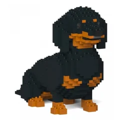 Jekca - Dachshund 03S-M01 - Lego - Sculpture - Construction - 4D - Brick Animals - Toys - Avvenice