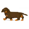 Jekca - Dachshund 06S-M02 - Lego - Sculpture - Construction - 4D - Brick Animals - Toys - Avvenice