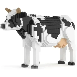 Jekca - Dairy Cow 01 - Big - Lego - Sculpture - Construction - 4D - Brick Animals - Toys - Avvenice