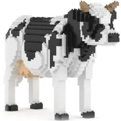 Jekca - Dairy Cow 01 - Big - Lego - Sculpture - Construction - 4D - Brick Animals - Toys - Avvenice
