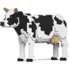 Jekca - Dairy Cow 01 - Lego - Sculpture - Construction - 4D - Brick Animals - Toys - Avvenice