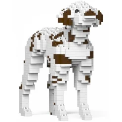 Jekca - Dalmatian 01-M02 - Big - Lego - Sculpture - Construction - 4D - Brick Animals - Toys - Avvenice
