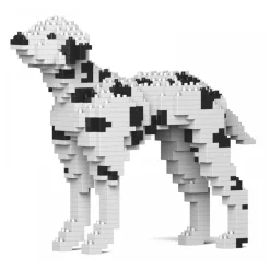 Jekca - Dalmatian 01S-M01 - Lego - Sculpture - Construction - 4D - Brick Animals - Toys - Avvenice