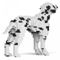 Jekca - Dalmatian 01S-M01 - Lego - Sculpture - Construction - 4D - Brick Animals - Toys - Avvenice