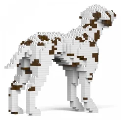 Jekca - Dalmatian 01S-M02 - Lego - Sculpture - Construction - 4D - Brick Animals - Toys - Avvenice