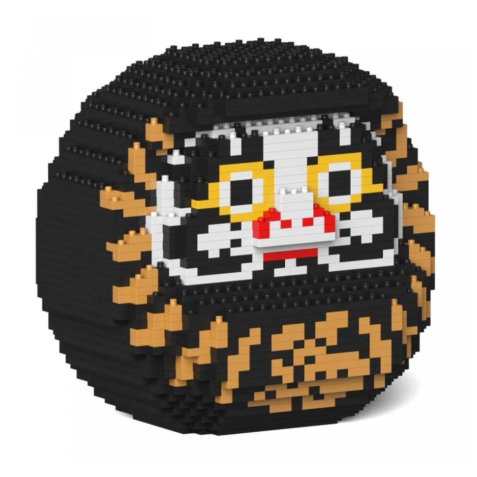 Jekca - Daruma Doll 02S-M02 - Lego - Sculpture - Construction - 4D - Brick Animals - Toys - Avvenice
