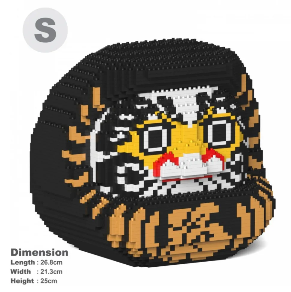 Jekca - Daruma Doll 01S-M02 - Lego - Sculpture - Construction - 4D - Brick Animals - Toys - Avvenice