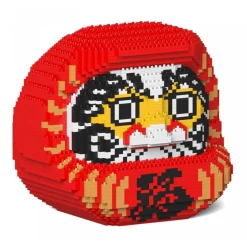 Jekca - Daruma Doll 01S-M01 - Lego - Sculpture - Construction - 4D - Brick Animals - Toys - Avvenice