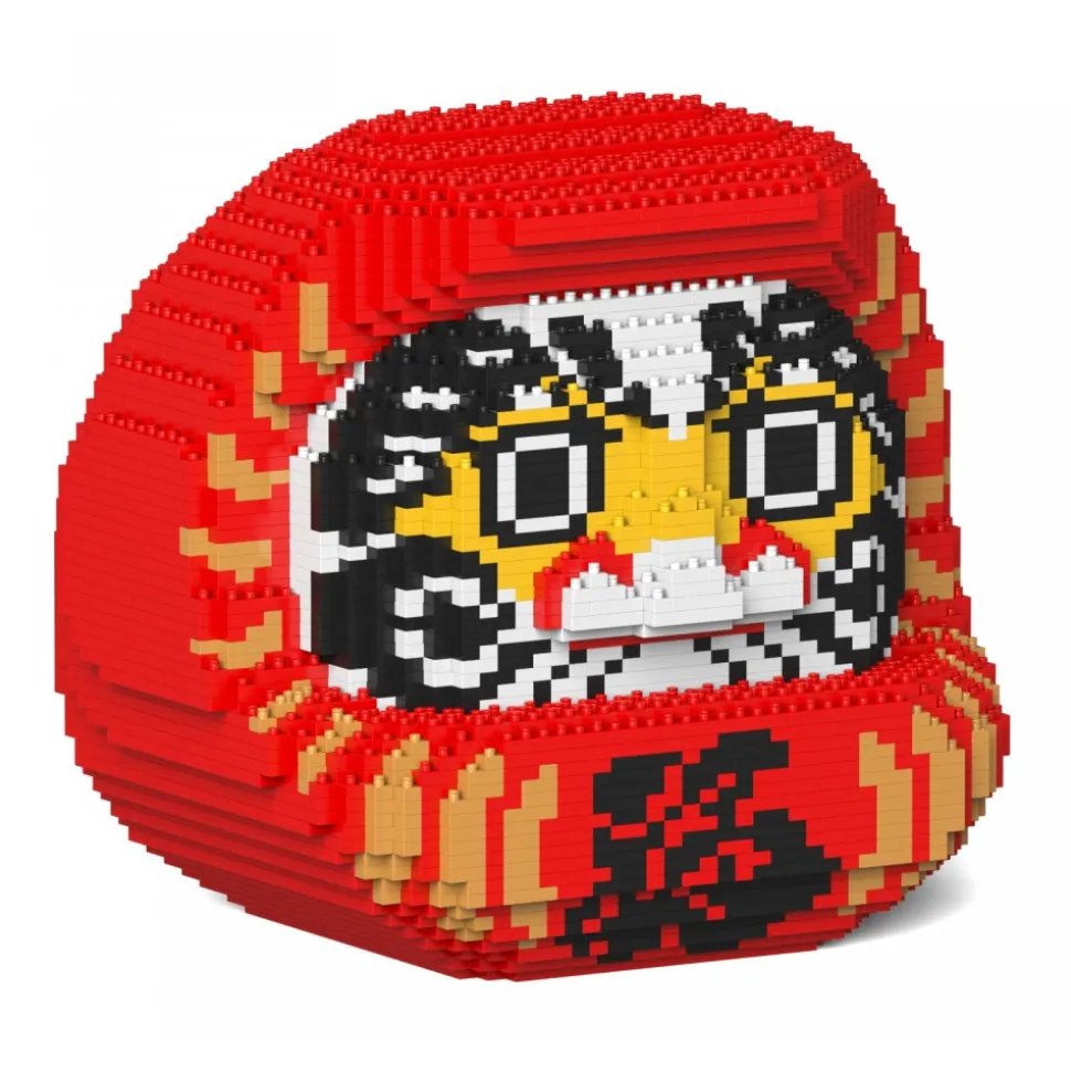 Jekca - Daruma Doll 01S-M01 - Lego - Sculpture - Construction - 4D - Brick Animals - Toys - Avvenice