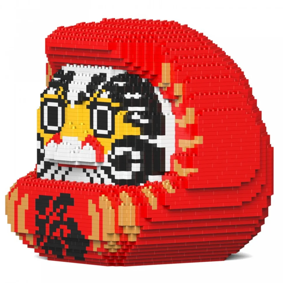 Jekca - Daruma Doll 01S-M01 - Lego - Sculpture - Construction - 4D - Brick Animals - Toys - Avvenice