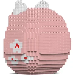 Jekca - Daruma Maneki Neko 01-M01 - Lego - Sculpture - Construction - 4D - Brick Animals - Toys - Avvenice