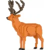 Jekca - Deer 01 - Big - Lego - Sculpture - Construction - 4D - Brick Animals - Toys - Avvenice