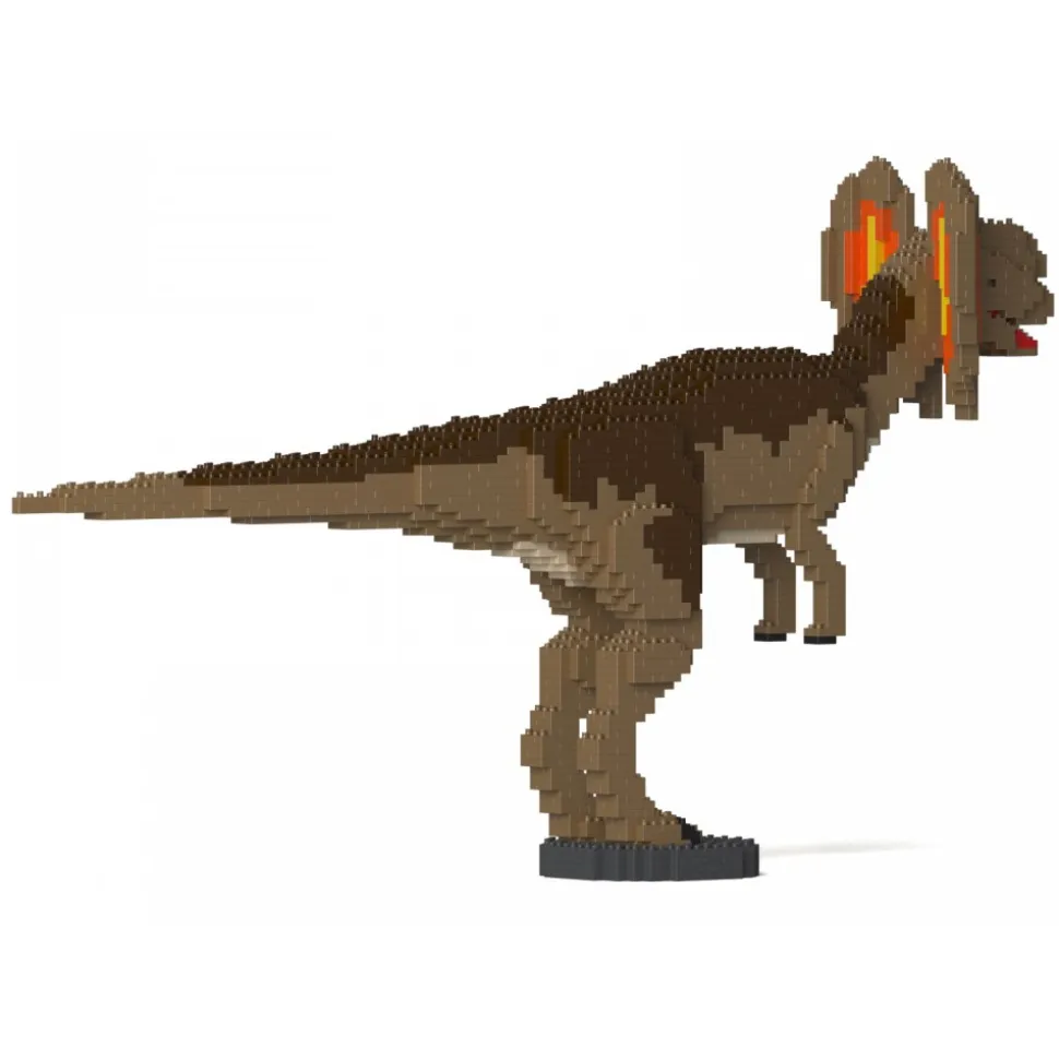 Jekca - Dilophosaurus 01S-M02 - Lego - Sculpture - Construction - 4D - Brick Animals - Toys - Avvenice