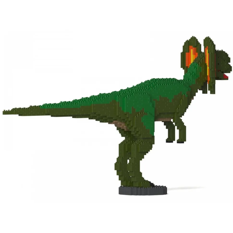 Jekca - Dilophosaurus 01S-M01 - Lego - Sculpture - Construction - 4D - Brick Animals - Toys - Avvenice