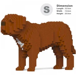 Jekca - Dogue De Bordeaux 01S - Lego - Sculpture - Construction - 4D - Brick Animals - Toys - Avvenice