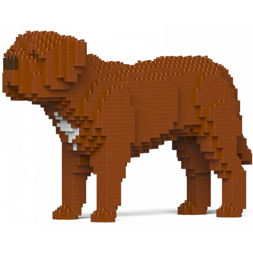 Jekca - Dogue De Bordeaux 01 - Big - Lego - Sculpture - Construction - 4D - Brick Animals - Toys - Avvenice