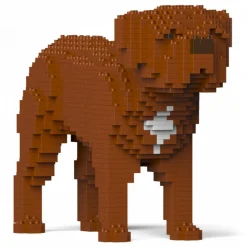 Jekca - Dogue De Bordeaux 01 - Big - Lego - Sculpture - Construction - 4D - Brick Animals - Toys - Avvenice