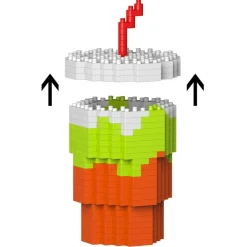 Jekca - Drink Cup 01S - Lego - Sculpture - Construction - 4D - Brick Animals - Toys - Avvenice