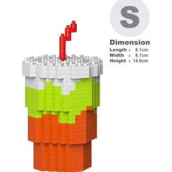 Jekca - Drink Cup 01S - Lego - Sculpture - Construction - 4D - Brick Animals - Toys - Avvenice
