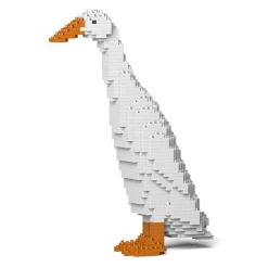 Jekca - Duck 01S - Lego - Sculpture - Construction - 4D - Brick Animals - Toys - Avvenice