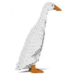 Jekca - Duck 01S - Lego - Sculpture - Construction - 4D - Brick Animals - Toys - Avvenice