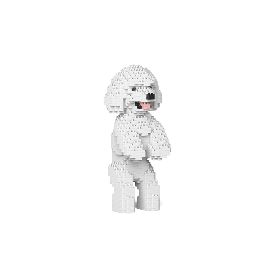 Jekca - Dwarf Poodle - Dog - 04S-M01 - Lego - Sculpture - Construction - 4D - Brick Animals - Toys - Avvenice