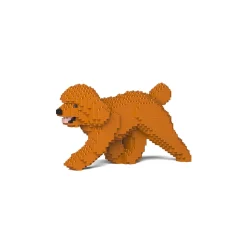 Jekca - Dwarf Poodle - Dog - 02S-M04 - Lego - Sculpture - Construction - 4D - Brick Animals - Toys - Avvenice