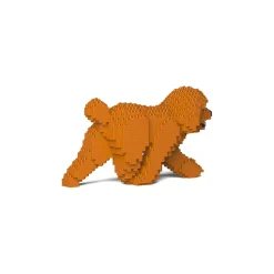 Jekca - Dwarf Poodle - Dog - 02S-M04 - Lego - Sculpture - Construction - 4D - Brick Animals - Toys - Avvenice