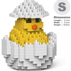 Jekca - Easter Egg 02S - Lego - Sculpture - Construction - 4D - Brick Animals - Toys - Avvenice