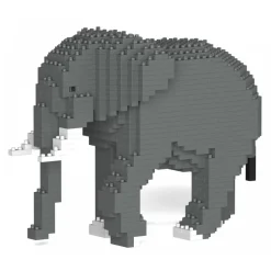 Jekca - Elephant 03S - Lego - Sculpture - Construction - 4D - Brick Animals - Toys - Avvenice