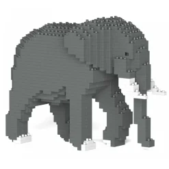Jekca - Elephant 03S - Lego - Sculpture - Construction - 4D - Brick Animals - Toys - Avvenice