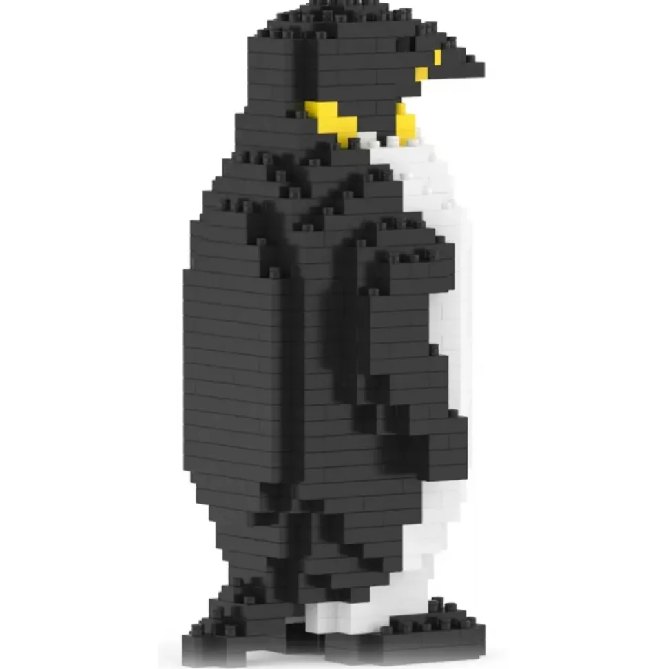Jekca - Emperor Penguin 03 - Big - Lego - Sculpture - Construction - 4D - Brick Animals - Toys - Avvenice