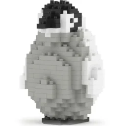 Jekca - Emperor Penguin 02 - Big - Lego - Sculpture - Construction - 4D - Brick Animals - Toys - Avvenice