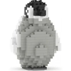Jekca - Emperor Penguin 02 - Big - Lego - Sculpture - Construction - 4D - Brick Animals - Toys - Avvenice